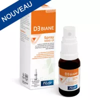 Pileje D3 Biane Spray 1000 Ui - Vitamine D Flacon Spray 20ml à La Ricamarie