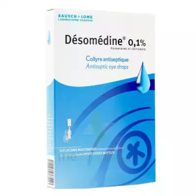 Desomedine 0,1 % Collyre Sol 10fl/0,6ml à La Ricamarie